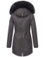 Navahoo Mangala Princess Damen Winter Parka Jacke TeddyfellAnthra-Gr.L