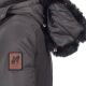 Navahoo Mangala Princess Damen Winter Parka Jacke TeddyfellAnthra-Gr.L
