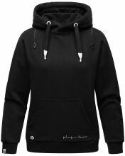 Navahoo Zuckerb&auml;rchen Damen Sweatshirt Hoodie Pullover Pulli Sweater Kapuze Schwarz-Gr.XL