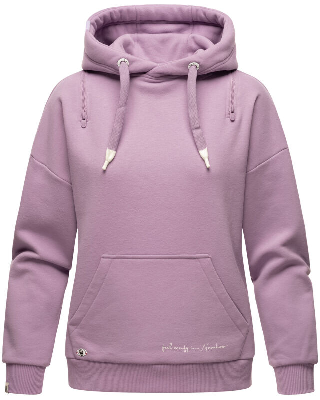 Navahoo Zuckerbärchen Damen Sweatshirt Hoodie Pullover Pulli Sweater Kapuze Dunkel Lila