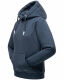 Navahoo Zuckerbärchen Damen Sweatshirt Hoodie Pullover Pulli Sweater Kapuze D.Blue-Gr.L