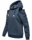 Navahoo Zuckerbärchen Damen Sweatshirt Hoodie Pullover Pulli Sweater Kapuze D.Blue-Gr.L