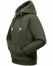 Navahoo Zuckerbärchen ladies sweatshirt hoodie pullover sweater hoodie D.Olive-Gr.L