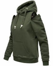 Navahoo Zuckerbärchen ladies sweatshirt hoodie pullover sweater hoodie D.Olive-Gr.L