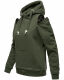 Navahoo Zuckerbärchen ladies sweatshirt hoodie pullover sweater hoodie D.Olive-Gr.L