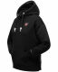 Navahoo Goldfee  ladies sweater hooded pullover sweatshirt Schwarz-Gr.S