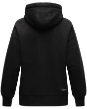 Navahoo Goldfee Damen Sweater mit Kapuze Pullover Sweatshirt Schwarz-Gr.L