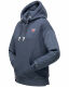 Navahoo Goldfee  ladies sweater hooded pullover sweatshirt Blue-Mel.-Gr.S