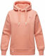 Navahoo Goldfee Damen Sweater mit Kapuze Pullover Sweatshirt Apricot-Gr.XL