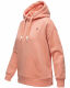 Navahoo Goldfee Damen Sweater mit Kapuze Pullover Sweatshirt Apricot-Gr.XL