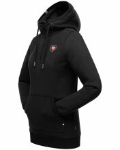 Navahoo Zauberelfe Damen Hoodie Pullover Pulli Sweater mit Kapuze Schwarz Größe M - Gr. 38