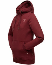 Navahoo Zauberelfe ladies hoodie pullover jumper with hood Bordeaux-Gr.XS
