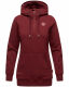 Navahoo Zauberelfe Damen Hoodie Pullover Pulli Sweater mit Kapuze Bordeaux Größe L - Gr. 40
