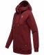 Navahoo Zauberelfe Damen Hoodie Pullover Pulli Sweater mit Kapuze Bordeaux Größe L - Gr. 40