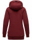 Navahoo Zauberelfe Damen Hoodie Pullover Pulli Sweater mit Kapuze Bordeaux Größe L - Gr. 40