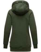 Navahoo Zauberelfe ladies hoodie pullover jumper with hood Olive-Gr.XS