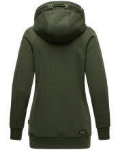 Navahoo Zauberelfe Damen Hoodie Pullover Pulli Sweater mit Kapuze Olive Größe M - Gr. 38