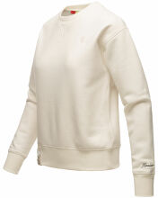 Navahoo Zuckerschnecke Damen Pullover Sweatshirt Pulli Sweater Offwhite Gr&ouml;&szlig;e M - Gr. 38