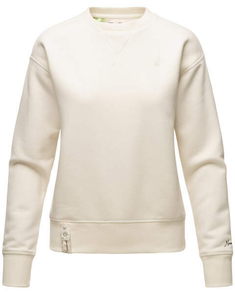 Navahoo Zuckerschnecke Damen Pullover Sweatshirt Pulli Sweater Offwhite Größe L - Gr. 40