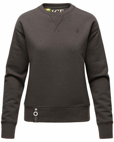 Navahoo Zuckerschnecke Damen Pullover Sweatshirt Pulli Sweater Dunkelgrau Größe M - Gr. 38