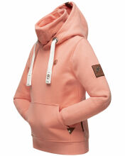 Navahoo Raniaa Damen Sweatshirt Hoodie Pullover Pulli Sweater Kapuze Apricot - Melange Größe XS - Gr. 34