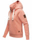 Navahoo Raniaa Damen Sweatshirt Hoodie Pullover Pulli Sweater Kapuze Apricot - Melange Größe XS - Gr. 34