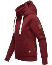 Hooded sweatshirt hoodie pullover sweater Bordeaux Größe XS - Gr. 34