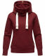 Hooded sweatshirt hoodie pullover sweater Bordeaux Größe XS - Gr. 34