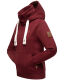 Hooded sweatshirt hoodie pullover sweater Bordeaux Größe XS - Gr. 34