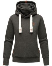 Hooded sweatshirt hoodie pullover sweater D.-Grau-Mel.-Gr.S