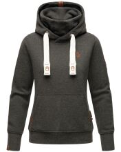Hooded sweatshirt hoodie pullover sweater D.-Grau-Mel.-Gr.L
