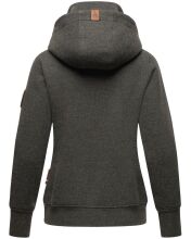 Hooded sweatshirt hoodie pullover sweater D.-Grau-Mel.-Gr.L