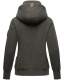 Hooded sweatshirt hoodie pullover sweater D.-Grau-Mel.-Gr.L