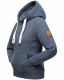 Navahoo Damlaa Damen Kapuzenpullover Sweatshirt Hoodie Dusty Blue - Melange Größe XS - Gr. 34