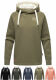 Marikoo Airii Damen Sweater Kapuzenpullover Hoodie