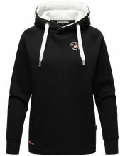 Marikoo Airii Damen Sweater Kapuzenpullover Hoodie Schwarz Größe M - Gr. 38