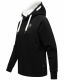 Marikoo Airii Damen Sweater Kapuzenpullover Hoodie Schwarz Größe M - Gr. 38