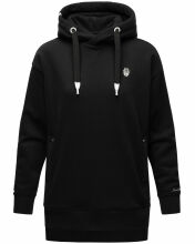 Navahoo Silberengelchen Damen Hoodie Schwarz-Gr.XL