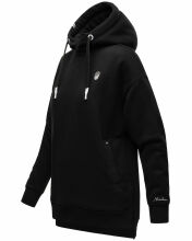 Navahoo Silberengelchen Damen Hoodie Schwarz-Gr.XL