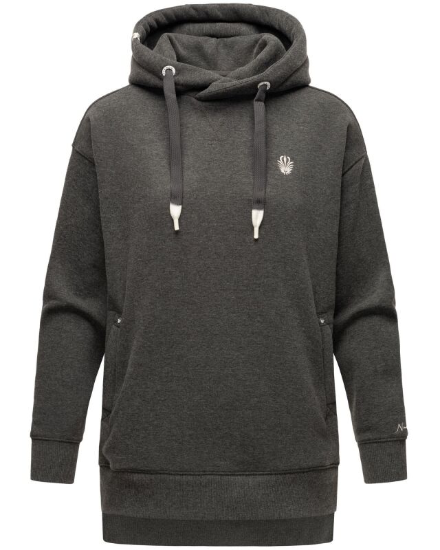 Navahoo Silberengelchen Damen Hoodie Dunkelgrau - Melange