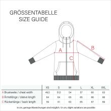 Marikoo Setsunaa Damen Sweatjacke Hoodie Pullover Kapuze D.Grau-Mel.-Gr.S