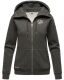 Marikoo Setsunaa Damen Sweatjacke Hoodie Pullover Kapuze D.Grau-Mel.-Gr.S