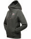 Marikoo Setsunaa Damen Sweatjacke Hoodie Pullover Kapuze D.Grau-Mel.-Gr.S