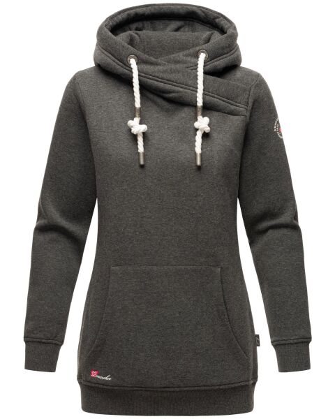Marikoo Izuyaa ladies sweatshirt hoodie sweater hooded D.Grau-Mel.-Gr.XS