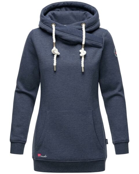 Marikoo Izuyaa ladies sweatshirt hoodie sweater hooded Blau-Mel.-Gr.S