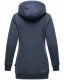 Marikoo Izuyaa Damen Sweatshirt Hoodie Kapuzenpullover Blau-Mel.-Gr.M