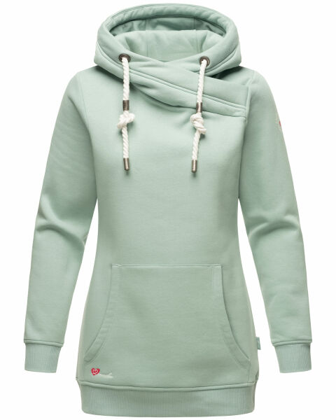 Marikoo Izuyaa Damen Sweatshirt Hoodie Kapuzenpullover Mint-Mel.-Gr.XS