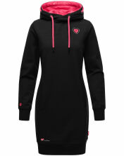 Navahoo Kirschblüte Damen Hoodie Schwarz-Gr.XS