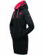 Navahoo Kirschblüte Damen Hoodie Schwarz-Gr.XS
