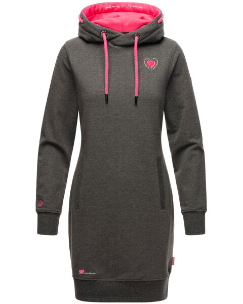 Navahoo Kirschblüte Damen Hoodie D.Grau-M.-Gr.XS